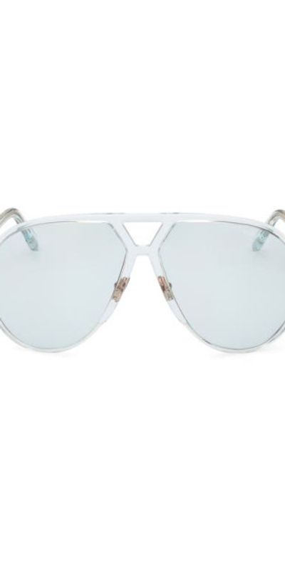 TOM FORD - Bertrand 64mm Gradient Oversize Pilot Sunglasses  display picture 1