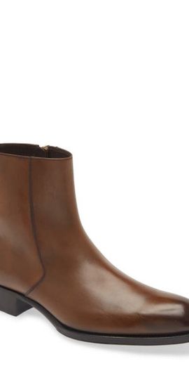 TOM FORD TOM FORD Edgar Ankle Boot in 1Y005 Bronze
