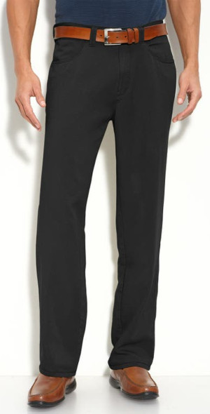 Tommy Bahama - 'Bali Five' Relaxed Straight Leg Pants in Black at Nordstrom