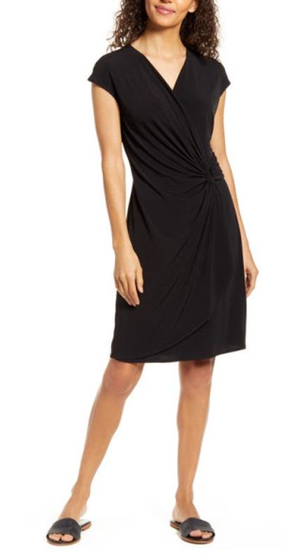 Tommy Bahama - Carmela Faux Wrap Dress in Black at Nordstrom