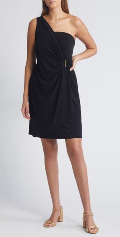 blue dress for baby girl Tommy Bahama Black Long Sleeve Tunic Dress