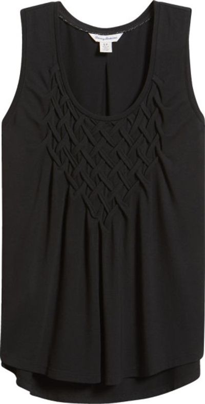 Tommy Bahama Tommy Bahama Kauai Lattice Tank Top in Black at Nordstrom, Size X-Small