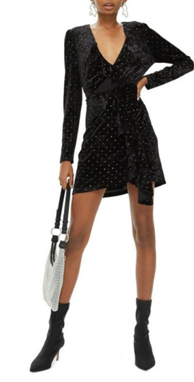Topshop - Velvet Dress in Black at Nordstrom Topshop - Velvet Dress in Black at Nordstrom