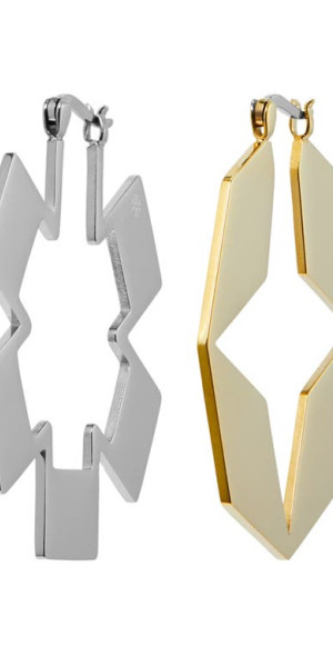 Tory burch hexagon earrings 2025