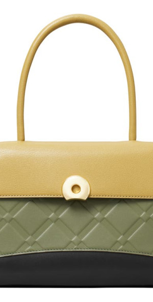 ✦Tory Burch ✦ショルダーバッグ バイカラー Tory Burch - Small Deville Colorblock Leather Top Handle Bag in