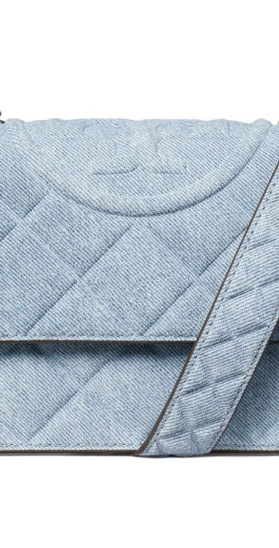 Tory Burch Tory Burch Small Fleming Denim Convertible Shoulder Bag at Nordstrom