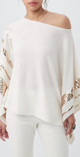 Trina Turk Trina Turk Adela Wrap in Winter White/gold at Nordstrom, Size X-Small