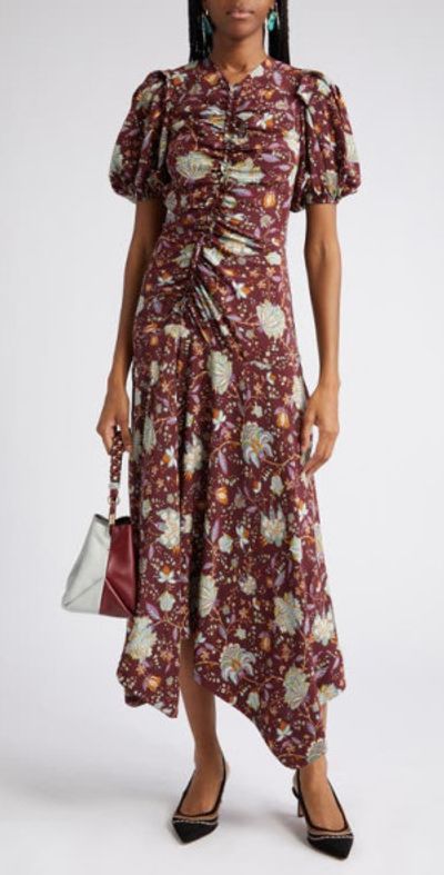 ulla johnson fall dresses Ulla Johnson Atrani Silk Gown in Purple main image 1