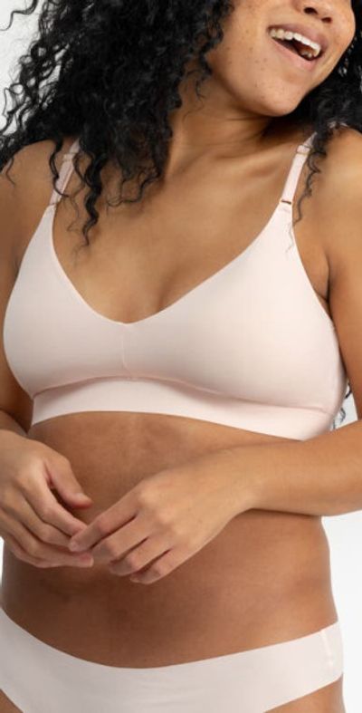 Uwila Warrior Uwila Warrior Better Briefs Soft Bra in Rose Quartz at Nordstrom, Size X-Small