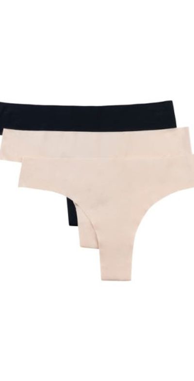 Uwila Warrior Uwila Warrior VIP Assorted 3-Pack Thongs in Smoke Grey And Black at Nordstrom