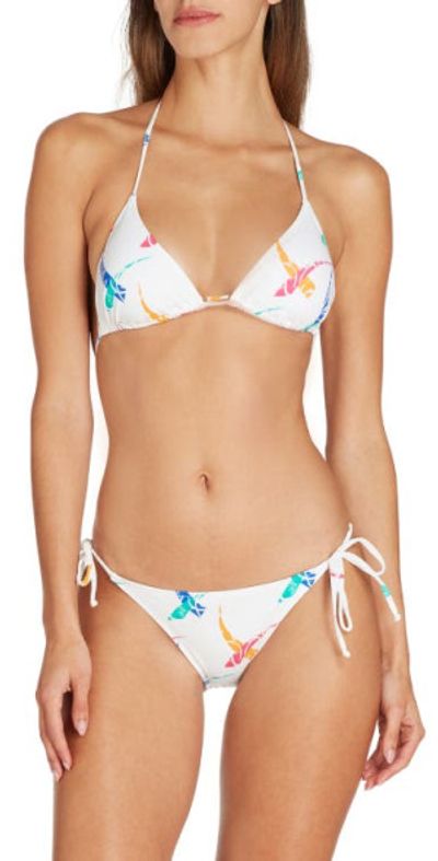 VALIMARE VALIMARE Lisbon Printed Bikini Bottom in Off White at Nordstrom, Size Small It