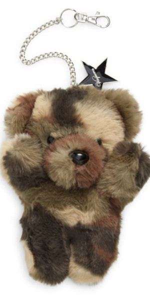 Vaquera Vaquera Teddy Bear Key Chain in Camo at Nordstrom