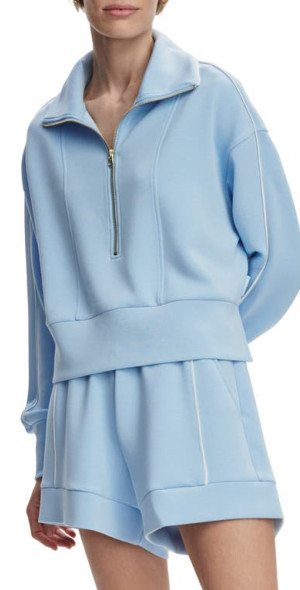 Varley - Davenport Half Zip in Airy Blue at Nordstrom, Size Small