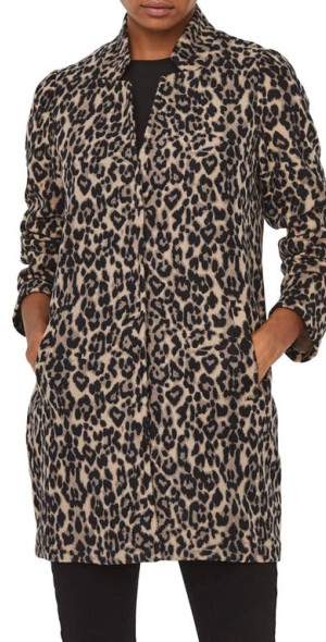 Vero moda leopard print coat top