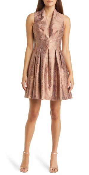 Vince Camuto Metallic Jacquard Fit Flare Dress Square Neck Midi Dress Macys Nine West Dress Vince Vince Camuto Metallic Jacquard Fit Flare Dress Square Neck Midi Dress Macys Nine West Dress Vince