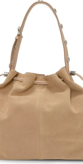 Vince Camuto Vince Camuto Pippa Leather Bucket Bag in Medium Brown at Nordstrom