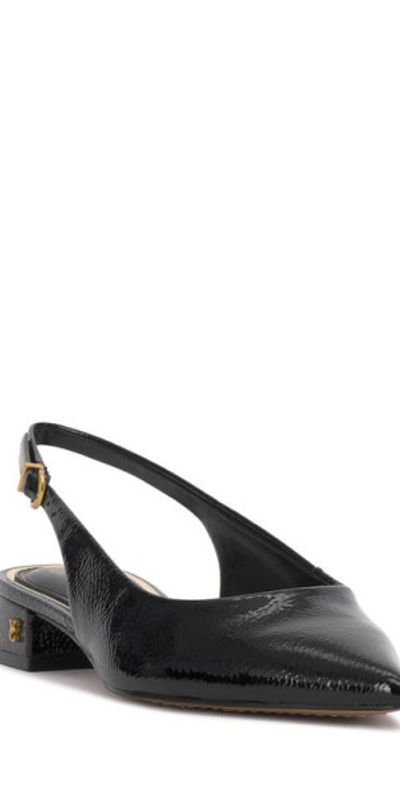 Vince Camuto Vince Camuto Valiey Slingback Flat in Black at Nordstrom, Size 5