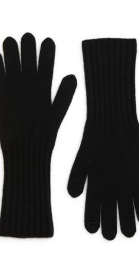 Vince Vince Boiled Cashmere Gloves in Blk at Nordstrom