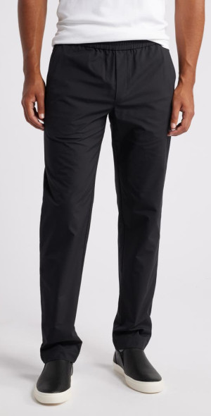 Vince - Tech Dobby Straight Leg Pants in Black at Nordstrom, Size Small