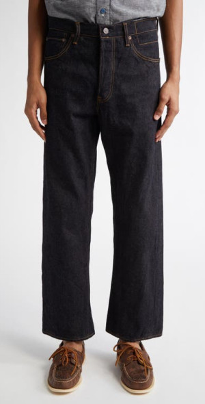 VISVIM - Social Sculpture 01 Wide Leg Jeans in Raw Mud at