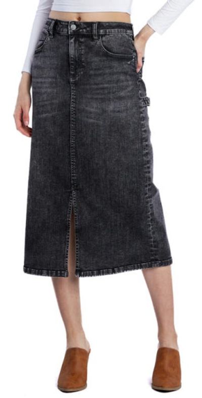 Wash Lab Denim Wash Lab Denim Unity Utility Denim Skirt in Unity Grey at Nordstrom, Size 25