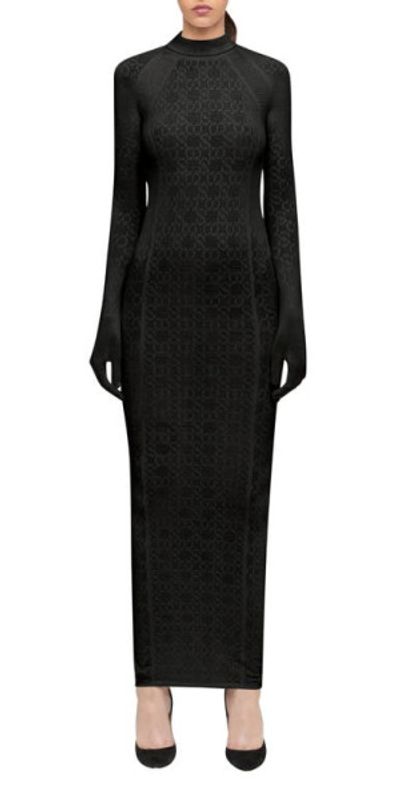 2018 black prom dresses Wolford T Aurora Black Pure Cut Dress With Shoulder Ties 52799 7005 – Izzi  of Baslow