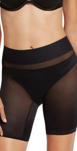 Wolford Wolford Sheer Touch Shaping Shorts in Black at Nordstrom, Size 4 Us