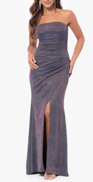 Xscape strapless dress cheap