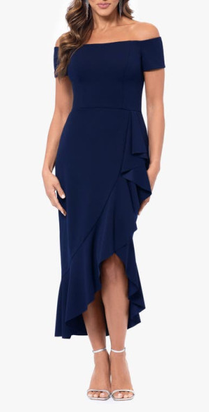 long sleeve plus size cocktail dresses Lucile Wide Evening Dress– Hello Curve Lovee Cosee Black Leather Style:EE0164ABK Season_Winter
