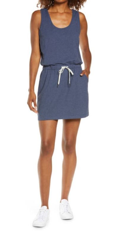 gwen ponte knit tank dress Zella Gwen Ponte Knit Tank Dress In Navy Nightfall