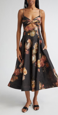 パーティードレス Zimmermann 2877DSS251 Dresses Zimmermann TULLE MIDI DRESS | REVERSIBLE