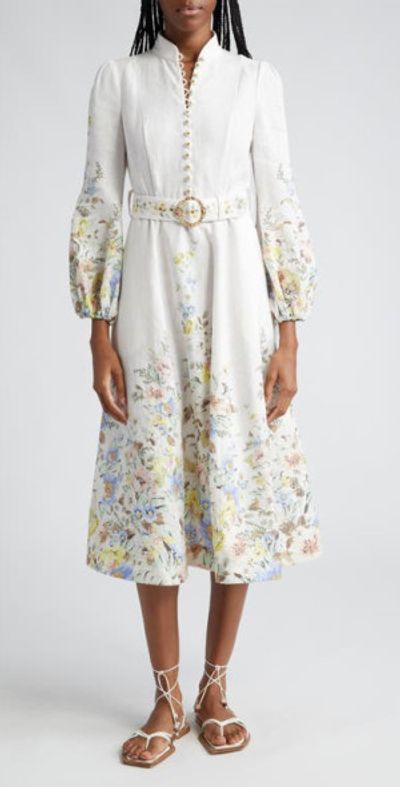 knee length dresses for ladies Illuminate Buttoned Midi Dress – The Lake Forest Shop main image 1