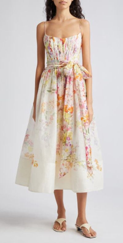 yellow a line dress for women ZAPAKA SA Women Square Neck A Line Light Yellow Tiered Prom Dress with  Ruffles Ruched Long Evening Dress main image 0