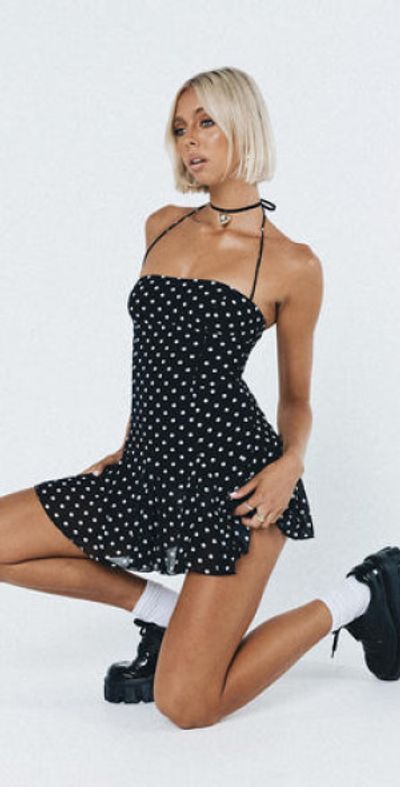 navy blue dress for baby girl 6 New Dresses at Zara That Our Editor Tried On and Loved main image 1