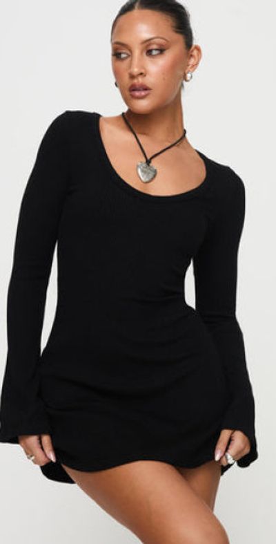 strapless open back dress Vella Neckholder-Minikleid mit Wasserfall-Rücken in Weiß
