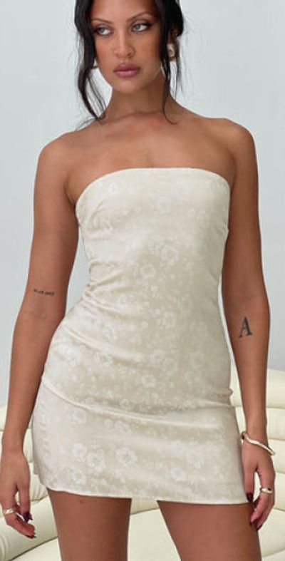 white christmas dresses Cobie Mini Dress Champagne