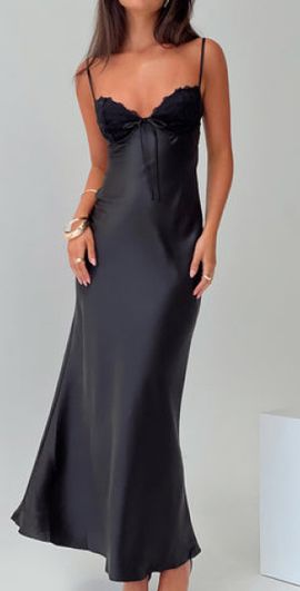 open lace back dress Bombshell Maxi Dress Red main image 1