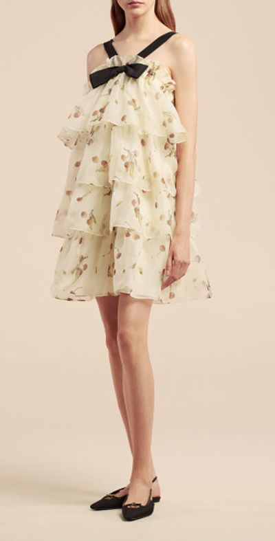 Rebecca Taylor - Cherry Tiered Organza Dress Rebecca Taylor - Cherry Tiered Organza Dress