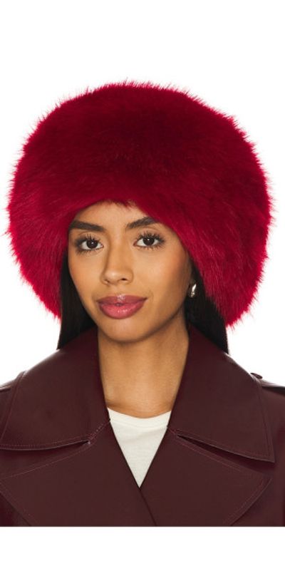 Adrienne Landau Black Rabbit Fur Pill Box Hat Adrienne Landau The Pill Box Hat in Light Grey | REVOLVE main image 3