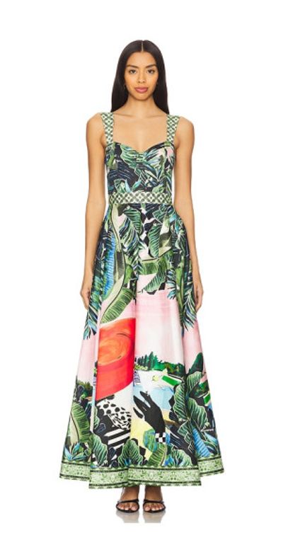 Alice + Olivia - Alice + Olivia Fia Structured Midi Dress