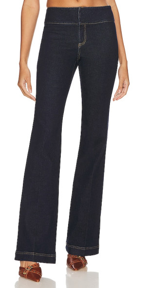 Jean Alice + Olivia Trish Embelli Taille 28 - Flared Haut De Taille - Neuf Sans étiquettes