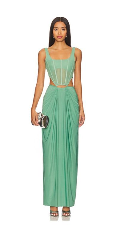 deme green dress YETA MAXI DRESS IN MINT | CULT MIA