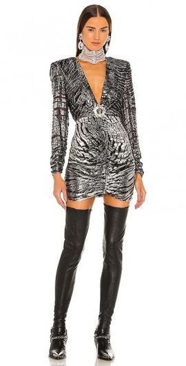 white christmas dresses Perception Denim Mini Dress Mid Wash main image 1