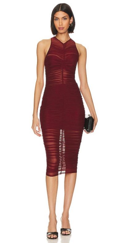 slim fit dress slacks Fleur du Mal Henley Flared Corset Dress main image 0