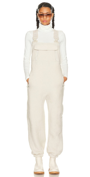 Free People - X FP Movement Hit The Slopes Salopette In Muted Beige