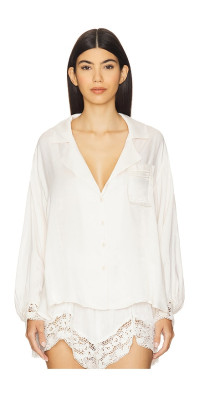 Free People Free People x Intimately FP Midnight Muse Sleep Shirt In Sugar Swizzle