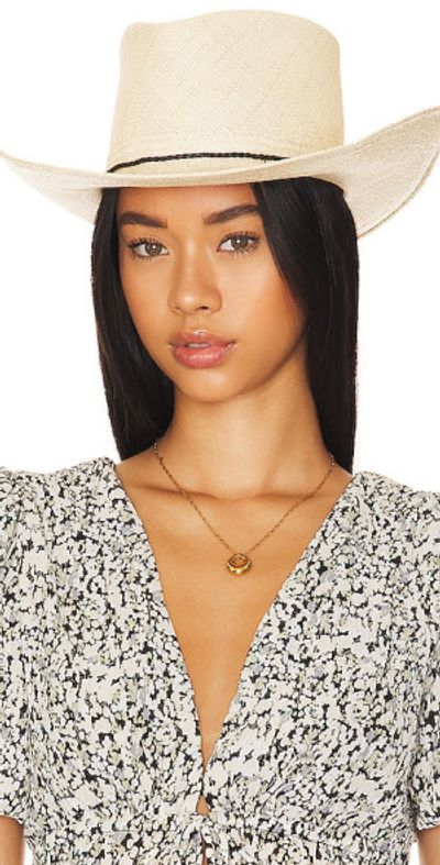 Gladys Tamez Millinery - x REVOLVE Leather Band Cowboy Hat display picture 3