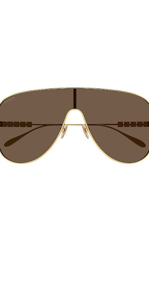 【Gucci】サングラス「Lettering Mask Sunglasses」 Gucci Lettering 99MM Mask Sunglasses | Saks Fifth Avenue