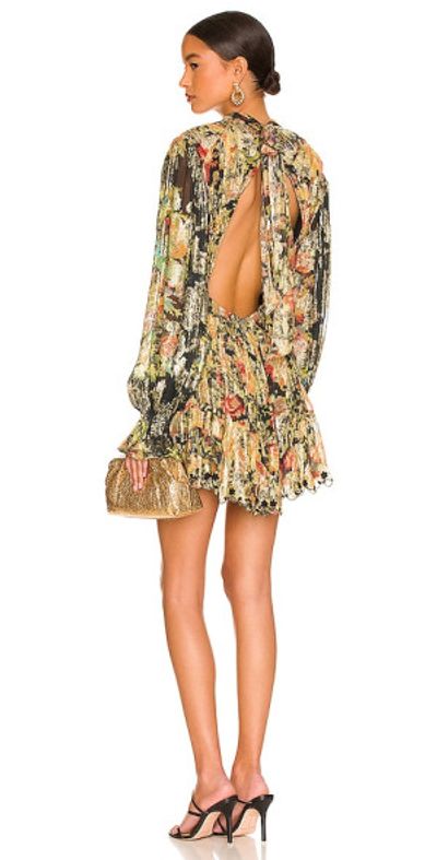 HEMANT AND NANDITA - Nova Extended Shoulder Mini Dress