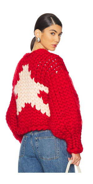 ジャケット・アウター HOPE MACAULAY Hope Macaulay - Kaleidoscope Colossal Knit Coat